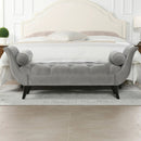 Alma - Tufted Flared Arm Entryway Bench by Unique Piece Furniture