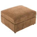 Modern Modular U-Shaped Sofa Bed With Movable Ottoman, USB Ports, Phone Holder by HouseOfZazla