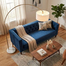 Ambient - Arch Floor Lamp With Large Shade - Gold / White by HouseOfZazla