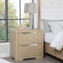 Mirador - 2 Drawer Nightstand Bedside Table - Natural by HouseOfZazla