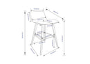 Addy - Counter Stool (Set of 2) - Distressed Brown