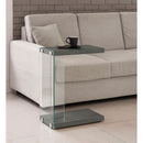 Sampson - C Shaped Side Table - Gray by HouseOfZazla