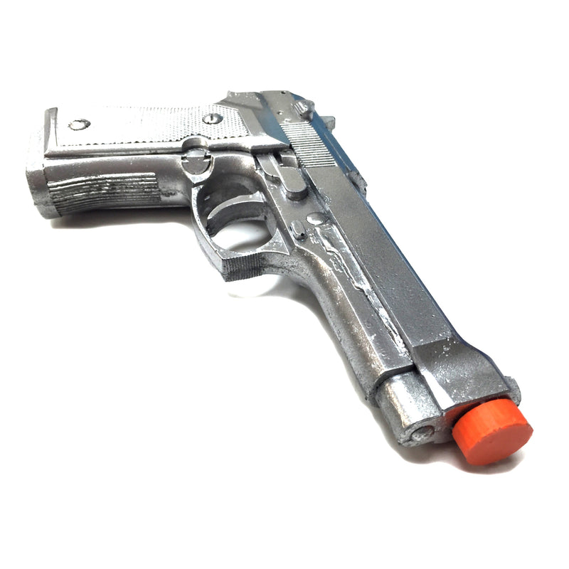 Foam Rubber Beretta 9mm Semi Automatic Style Inert Handgun Prop