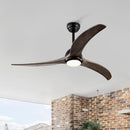 Indoor Outdoor Ceiling Fan With Light With Remote Control, Noiseless Reversible Motor, 6 Speed, 3 Color by HouseOfZazla