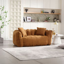 Cozy Beanbag Chair With High Resilience Foam Core For 2 by Unique Piece Furniture