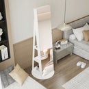 Swivel Jewelry Cabinet With Full Length Mirror by Unique Piece Furniture