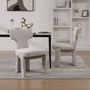 Armless Curved Back Accent Chairs by HouseOfZazla