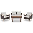 4 Piece Garden Furniture, Patio Seating Set by Unique Piece Furniture
