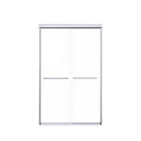 Modern Semi Frameless Double Sliding Shower Door by HouseOfZazla