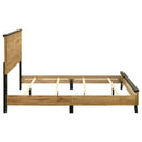 Kaywood 52-inch Queen Panel Bed Natural Pine