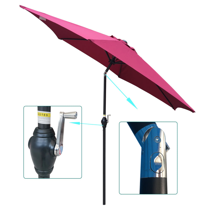9FT UMBRELLA Burgundy