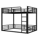 Metal Bunk Bed, Full XL Over Full XL Frame