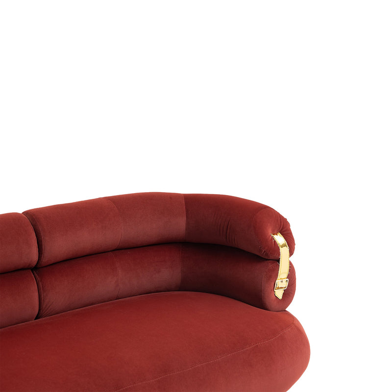 Accent Chair, leisure chair with Golden feet