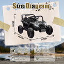 24V Two-Seater Kids Ride-On UTV with Parental Remote Control by HouseOfZazla