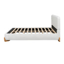 Elegant Boucle Upholstered Bed, Queen Size by HouseOfZazla