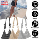 Rhinestone Evening Bag with Detachable Strap