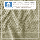 Cotton Diamond Waffle Weave Bath Towel Set - Grayson Collection by Great Bay Home