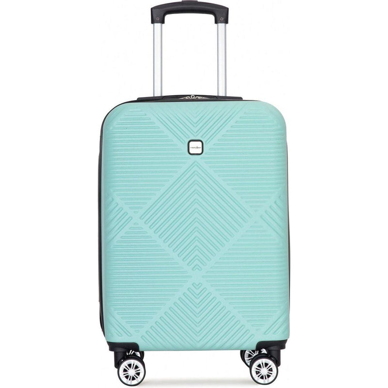 2Piece Luggage Sets ABS Lightweight Suitcase, Spinner Wheels, (20/14) LIGHT BLUE