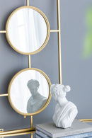 3 Mirror Piece Wall Mirror InRectangular Frame, Home Wall Decor For Bedroom Living Room by Unique Piece Furniture