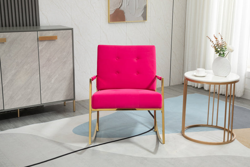 Accent Chair, leisure rocking chair with Stainless steel feet