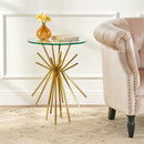 Table With Sunburst Design - Gold by HouseOfZazla