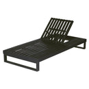 Black Acacia Wood Chaise Lounge by HouseOfZazla