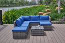 Patio Sofa With Cushions by Unique Piece Furniture