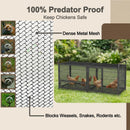 Chicken Cage, Poultry Breeding Coop - Black / Silver by HouseOfZazla