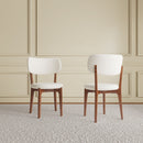 Modern Dining Chairs, Comfortable For Dining Room (Set of 2) - Orange by HouseOfZazla