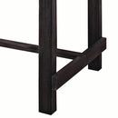 Yelena - Counter Height Table With Marble Top - Marble Top & Weathered Espresso