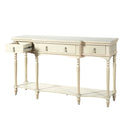 Retro Console Table With 3 Soft Close Drawers by HouseOfZazla
