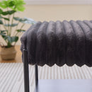 Upholstered Ottoman Coffee Table Foot Rest With Open Storage