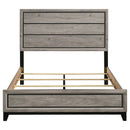 Watson Wood Queen Panel Bed Light Taupe