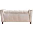 ALDEN ARMED STORAGE BENCH