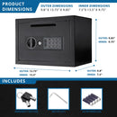 Compact Keypad Depository Safe - Black by HouseOfZazla