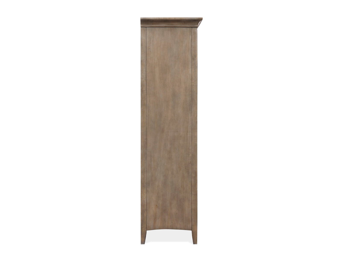 Paxton Place - Wood Door Chest - Dove Tail Gray, photo 5 of 7
