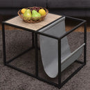 End Table Side Accent Metal Magazine Organizer by LJGDeals
