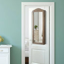 Wall/Door Mounted Jewelry Armoire Cabinet with Mirror by LJGDeals