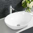 Oval Bathroom Basin Ceramic Vessel Sink by LJGDeals