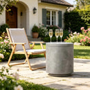 Portable Storage Box, Pool Ice Cooler, Cooler Side Table, Modern Balcony Table by HouseOfZazla
