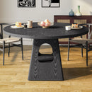 Farmhouse Round Dining Table With Storage Base by HouseOfZazla