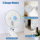 8.66" Clip On Fan with 90° Oscillation & 2 Speed Settings