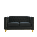 3-seater + 2-seater Combination sofa.BLACK VELVET