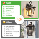 10" 2-Piece Outdoor Wall Lanterns
