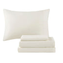 12 Piece Comforter Set with Cotton Bed Sheets Blue King