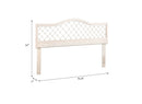 King Size Rattan Headboard Adjustable Bed by HouseOfZazla