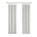 Twist Tab Total Blackout Window Curtain Panel White 50x95