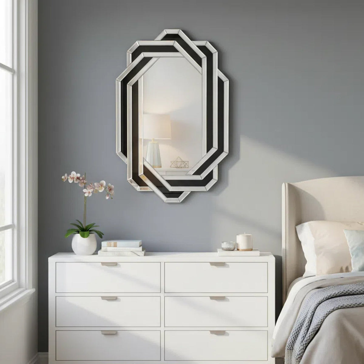 Decorative Mirror for Wall - Modern Bathroom Vanity Mirror, photo 5 of 10