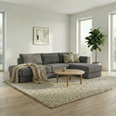 L-Shaped Modular Sofa With Double Layer Cushion by HouseOfZazla