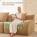 Soft Teddy Fabric Boneless Sofa